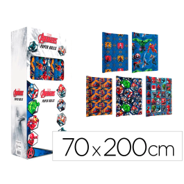 Basika Papel de Regalo Marvel Rollo Ancho 70 cm Longitud 2 mt Diseños Surtidos Infantil Precio: 38.50000022. SKU: B1CY4S9E96