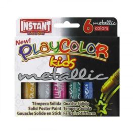 Playcolor Témperas Sólidas Metallic One Barra 10 gr Estuche De 6 C-Surtidos Metálicos Precio: 5.50000055. SKU: B12HFRPM6J