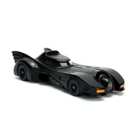 Coche metal batmóvil 1989, incluye figura batman de metal 7 cm escala 1:24 30x15x11 cm