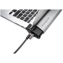 Kensington Dispositivo de anclaje de portátiles 2.0 sin candado para agrupaciones con llave maestra. Estación de bloqueo de aluminio plata para portátiles de 11-15.6"