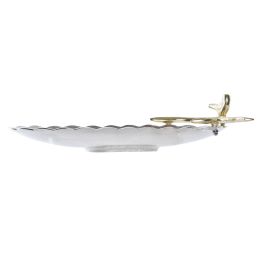 Centro Mesa DKD Home Decor Plateado Dorado 23x11x45 cm
