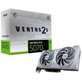 MSI GeForce RTX 5070 VENTUS 2X OC White NVIDIA GeForce RTX 5070 12 GB GDDR7 Tarjeta Gráfica Precio: 686.78999961. SKU: B1F66GFLXB