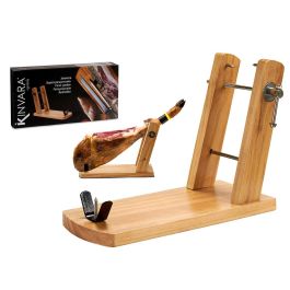 Jamonero Doble Brazo Natural Madera Pino Kinvara 44X8CM (6 Unidades) Precio: 104.8899995. SKU: B12NNP4TJA