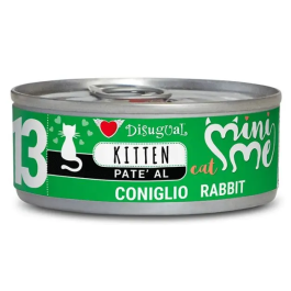 Disugual Mini-Me Kitten Conejo Alimento Húmedo para Gatos Bebés en Lata 12x85 gr Precio: 10.5000005. SKU: B1J6NPJ8CA
