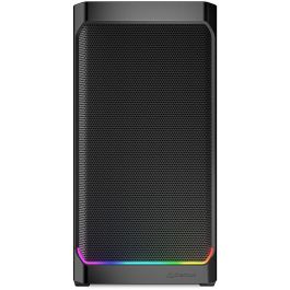 Sharkoon MK4W RGB Micro-ATX Caja PC | Negro con Panel Lateral de Cristal y Ventiladores RGB
