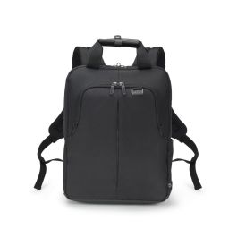 Dicota Mochila ECO Slim Pro para Portátil 12-14.1" Negro con Asa y Tirante para Hombro, Material PET, 960g