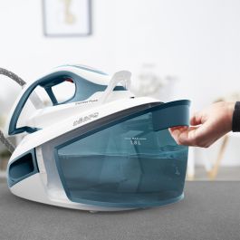 Tefal Express Power SV8111 Centro de Planchado 6.2 bar, 430 g/min, Suela Durilium AirGlide Autoclean, Depósito 1.8L