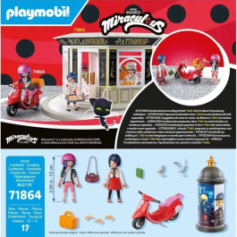 Playmobil 71864 Miraculous: Paseo En Scooter Por París Juguete +4 Años