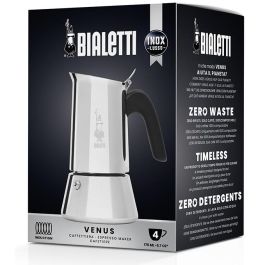 Bialetti New Venus Moka Pot Cafetera Italiana 0.1 L Plata