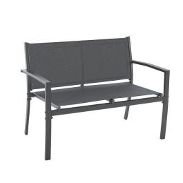 SALONCEBUGF Estructura de Acero para Jardín, 4 Personas, Gris