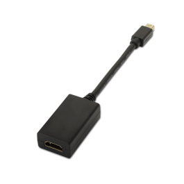 Cable Conversor Aisens A125-0137/ Mini DisplayPort Macho - HDMI Hembra/ 15cm/ Negro Precio: 9.5000004. SKU: B1H3QCP4V5
