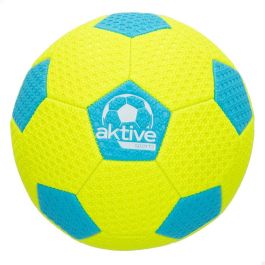Pelota de playa Aktive Neon 5 PVC Goma (12 Unidades)