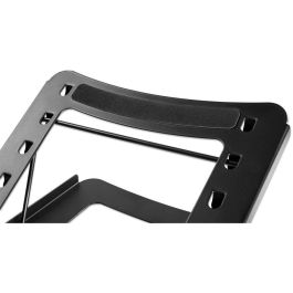 MANHATTAN Soporte Ajustable para Portátil/Tablet 5 Niveles, de 10" a 15.6", Ergonómico de Acero, Negro, hasta 5 kg
