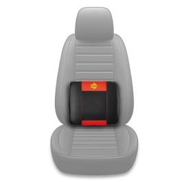 Cojín Lumbar para Asiento Racing MOMO MOMLLSCCBR Negro Poliuretano