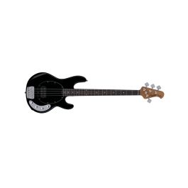 Sterling StingRay Ray34 Bajo Eléctrico, Icónico Roadster, Pastillas Alnico Humbucking, Ecualización 3 bandas - Negro