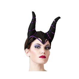 Diadema Cuernos Negros Altos Con Lentejuelas Moradas Para Disfraz Fantástico, Halloween, Teatro Precio: 1.68999974. SKU: B18DL4D2KQ