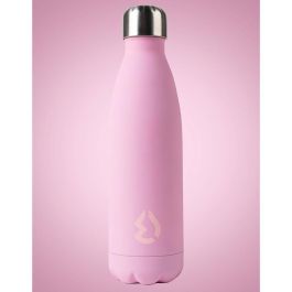 WATER REVOLUTION Botella Térmica Rosa 500ml Acero Inoxidable - Antigoteo, Doble Pared, 24h Frío/12h Caliente, Sin BPA