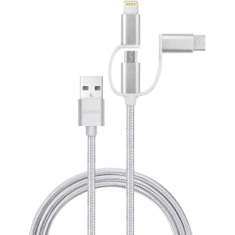 Auto-T Cable 3 en 1 540206 Micro-USB Apple USB-C Precio: 21.49999995. SKU: B1AJSZX3MH