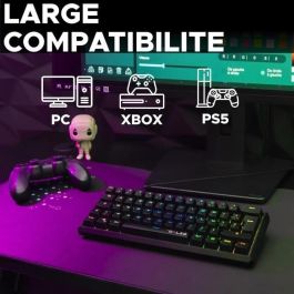 The G-Lab TGL3760162067217 Teclado Mecánico para Juegos KEYZ TALLIUM Rojo