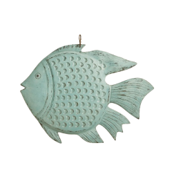 DKD Home Decor 2c24 Decoración Hogar Pez Portavela de Metal Azul Celeste, 63x9x46 cm (Ancho x Largo x Alto) Precio: 67.50000004. SKU: B12Q39RH9B