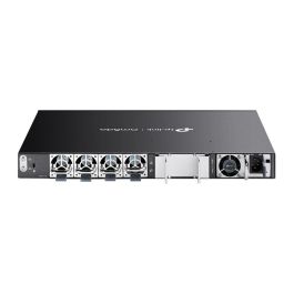 TP-Link Omada SG6428XHP Switch Gestionado L3 con 24 Puertos Gigabit Ethernet PoE, 4 SFP+, 720W PoE, 128Gbps, Rack 1U Negro