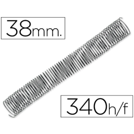 Q-connect Espiral Metálico Encuadernación 64 5:1 38mm 1,2mm Negro Caja 25 Unidades Precio: 11.49999972. SKU: B13JSVDANL