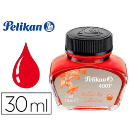 Pelikan 4001 Tinta Estilografica Rojo Brillante Bote 30 ml Precio: 6.50000021. SKU: B1A3MRQV6G