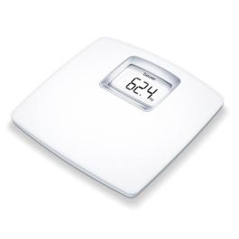 Beurer PS-25 Báscula Digital Blanca con Pantalla LCD Extra Grande - Plataforma XXL