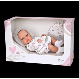 Muñeca elegance 30 cm natal gris c/bolsa multiusos (cuerpo vinyl, sexo niña) Muñeca elegance 30 cm natal gris c/bolsa multiusos (cuerpo vinyl, sexo niña)