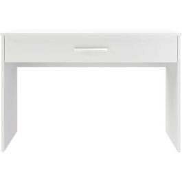 Escritorio con cajones grandes AUC8434391005733 - Melamina blanca - 110 x 56 x 81,5 cm