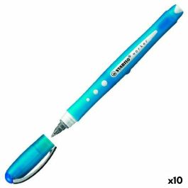 Boligrafo de tinta líquida Stabilo Worker+ Azul 0,5 mm (10 Unidades)