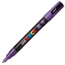 POSCA Marcador Pc-3Ml Punta Cónica 0,9 - 1,3 mm Violeta Purpurina - No permanente, base agua Precio: 3.50000002. SKU: B14L7JLY29