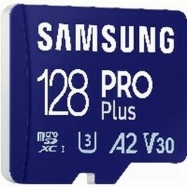Tarjeta de Memoria Micro SD con Adaptador Samsung MicroSDHC PRO Plus 128GB
