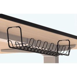 ROLINE 17.03.1305 Panel Guíacables Under Tisch para Escritorio Negro