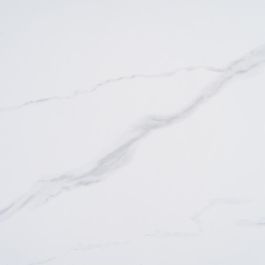 Mesa Comedor Blanco Piedra Sinterizada 100 X 100 X 75 cm