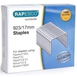 Grapas Rapesco Gran Capacidad 923/17 Mm. Galvanizadas Caja De 1000 Precio: 2.50000036. SKU: B14FRDDKAJ