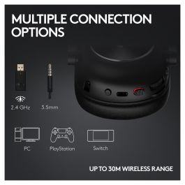 Logitech PRO X 2 Lightspeed Wireless Gaming Headset EMEA28-935 Inalámbrico para Juegos Color Blanco