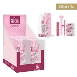 Cerdá Set de Papelería Escolar Infantil Disney Minnie Mouse con Portalápices, Multicolor, para Niños a partir de 3 Años, Talla Única Cerdá Set de Papelería Escolar Infantil Disney Minnie Mouse con Portalápices, Multicolor, para Niños a partir de 3 Años, Talla Única