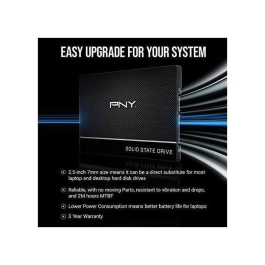 PNY SSD SATA 2,5" 500 GB Unidad de Estado Sólido - 0751492629957