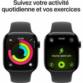 Apple Watch Series 11 GPS 42 mm Caja Aluminio Negro Azabache Correa Deportiva Negra Talla S/M MEQT4ZRA