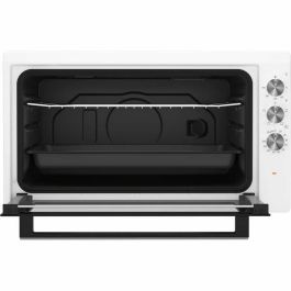 Beko BC50W Mini Horno Convección Natural 50 L, 4 Funciones, 2 Ventanas, Puerta de Cristal Desmontable, Blanco