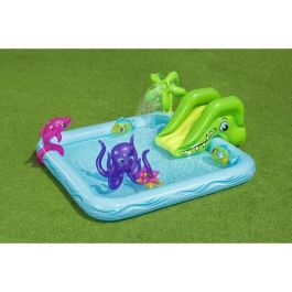 Bestway Piscina Infantil Centro de Actividades Acuáticas Fantastic Aquarium con Tobogán, Fuente, Juegos y Accesorios Inflables 239x206x86 cm Precio: 61.58999946. SKU: S7175064