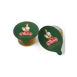 La Española Aceite de Oliva Virgen Extra Cápsula Monodosis 15 ml Caja 120 Unidades La Española Aceite de Oliva Virgen Extra Cápsula Monodosis 15 ml Caja 120 Unidades