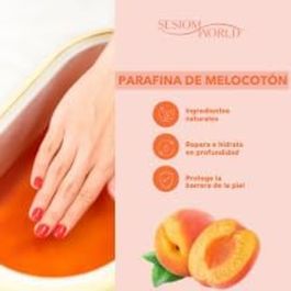 Crema de Pies Hidratante SesioMWorld PARAFINA DE MELOCOTÓN 1 L