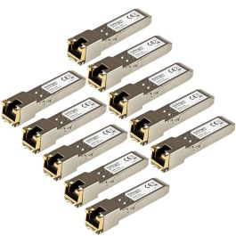 StarTech.com J8177C10Pkst Módulo Transceptor SFP 1 Gbps 1000Base-T RJ-45 para HP J8177C - 10 Unidades