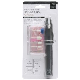 Cosmetic Club Juego De Manicura-Pedicura A Pila Con 5 Cabezales Incluye Bolsa De Transporte