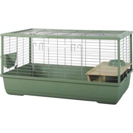 Jaula para roedores - Zolux - Néolife Connect - Para conejos y cobayas - 101,5 x 54 x 51 cm - Verde