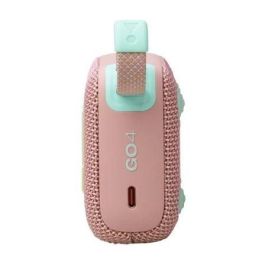 JBL Go 4 Altavoz Bluetooth Ultraportátil Rosa - Sonido JBL Pro Potente, 4.2W, Sumergible IP67, 7h Batería + Auracast