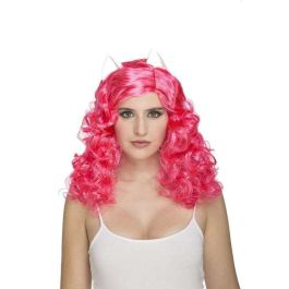 Peluca rizada rosa de gatita Precio: 8.49999953. SKU: S8604373