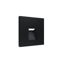 Foco LED Empotrable para Escaleras, Frontal Magnético, 3W, IP65, 3000K, Luz Blanco Cálido - Negro Precio: 14.88999985. SKU: B13TLHAC29